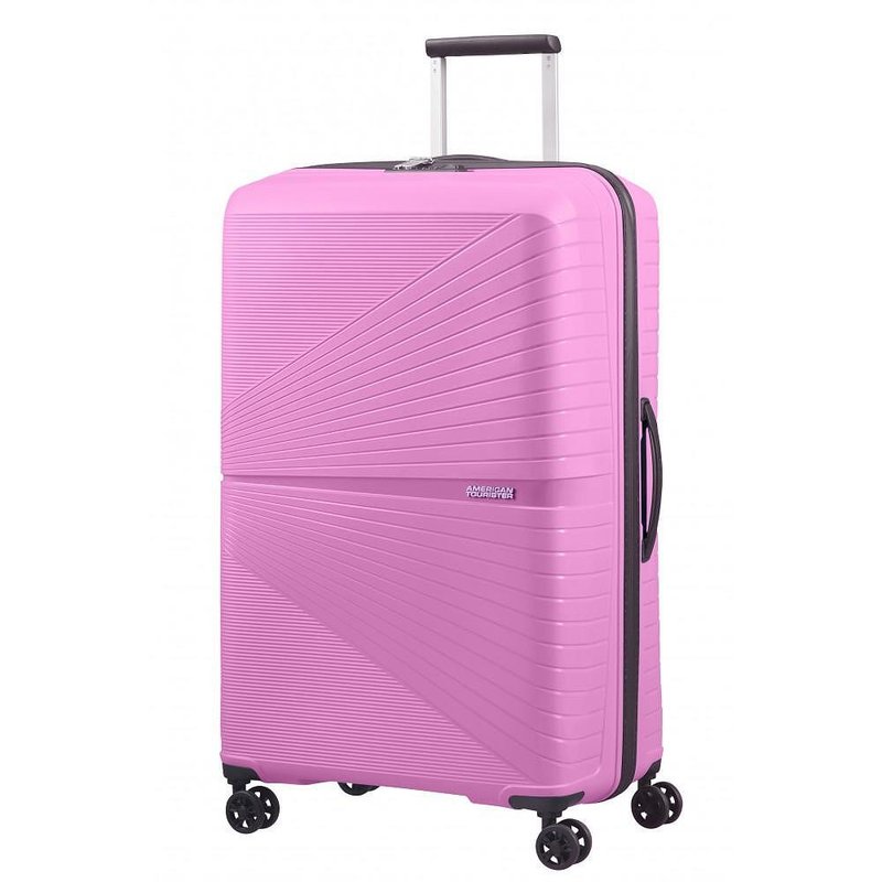 Куфар American Tourister - Airconic, на 4 колела, 77 см, розов